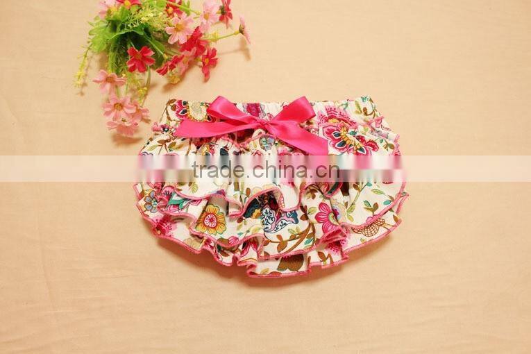 Wholesale Various Baby Clothes Baby Ruffle Bloomer Soft Cotton Shorts
