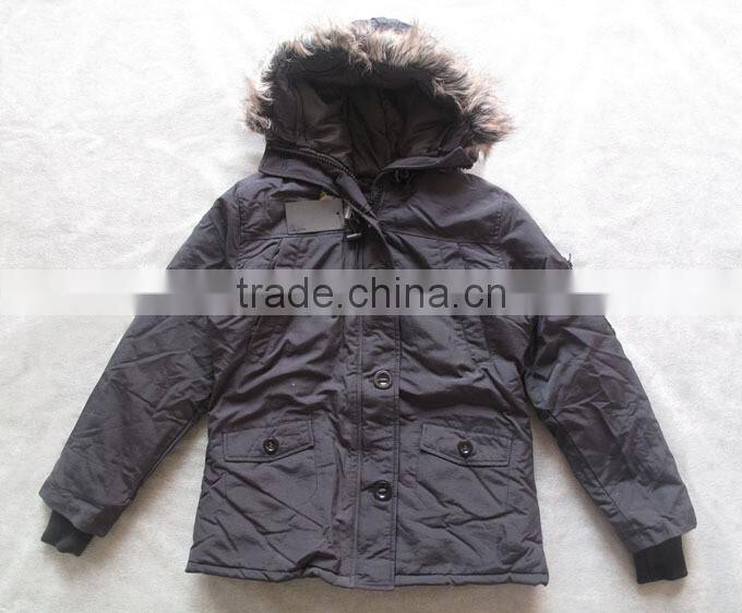 2017 Fur Hooed Custom Fashion European Style Winter Jackets