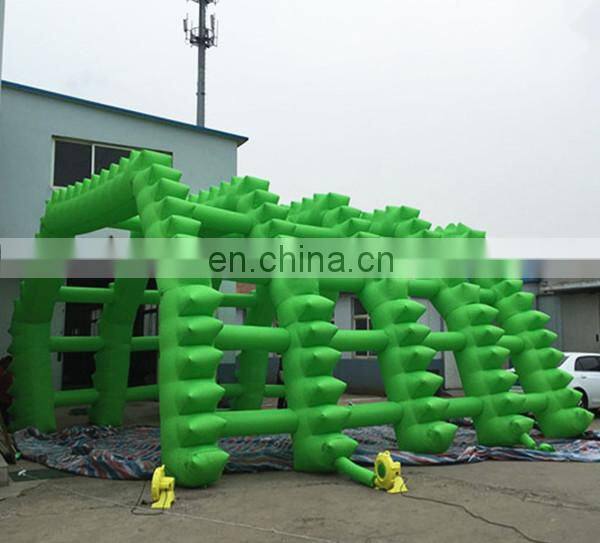 newest product Customize green inflatable archway tunnel tent inflatable archway for outdoor lawn decoration