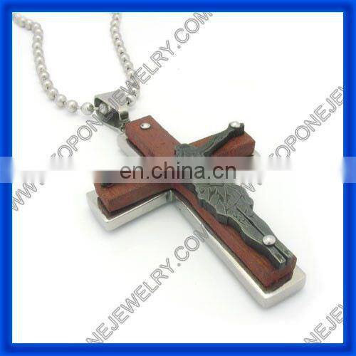 2014 jesus special stainless steel israel cross pendant best China manufacturer