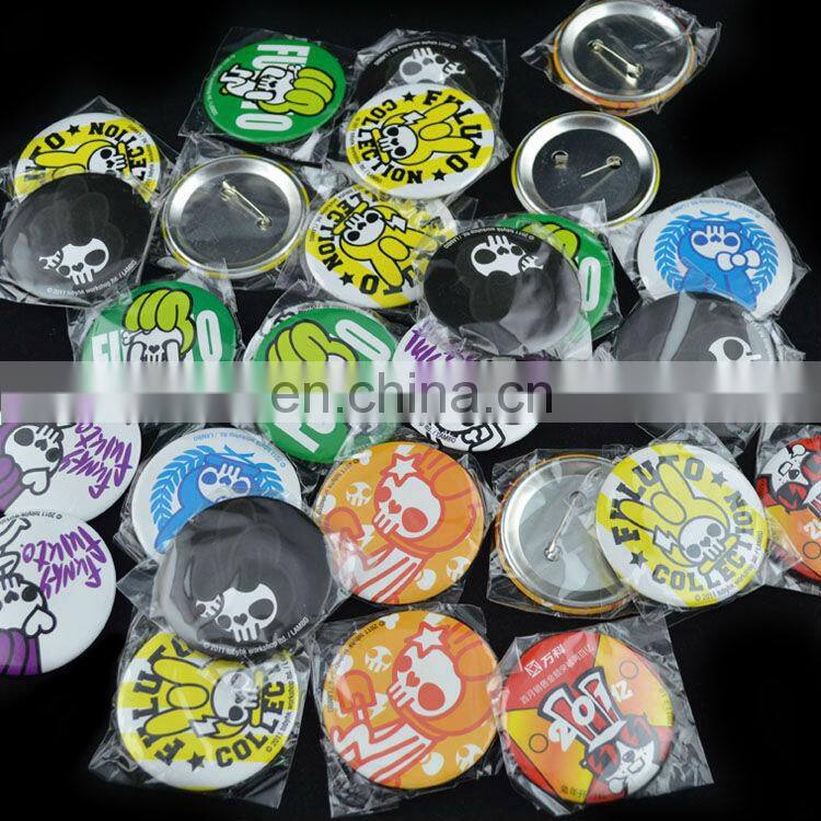 flashing smiley face pin badges