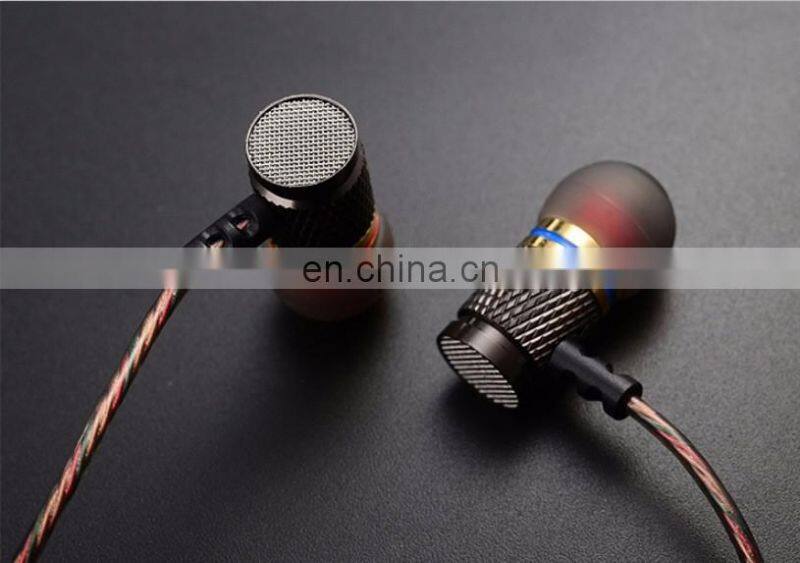 New design high bass durable crystal cable Mobile phone headset for iphone samsung