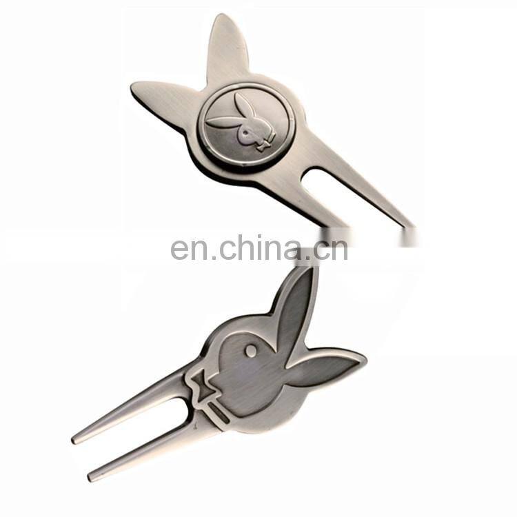 high quality eco-friendly golf repair tool with 3/4 ball marker set