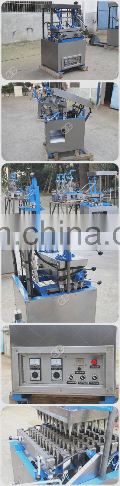 Commercial Ice Cream Snow Cone Making Production Line Price Pizza Cone Maker Machine