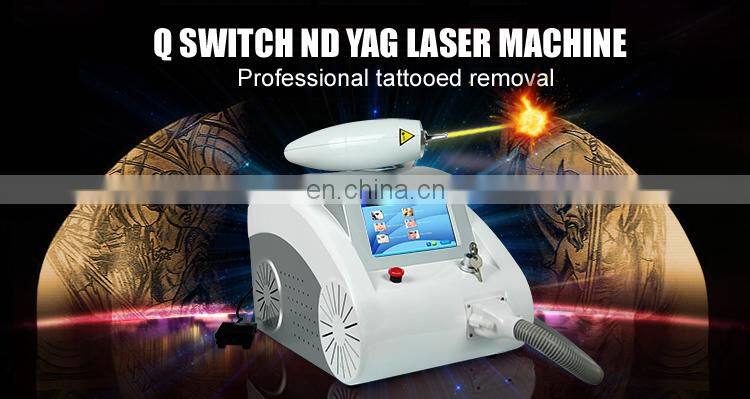 Manufacturer hot selling laser tattoo removal machine price/removal tattoo laser machine