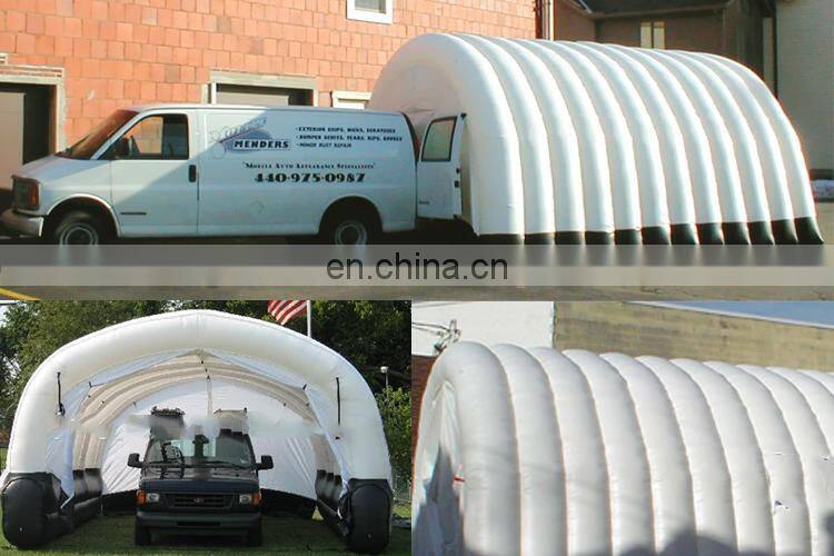 Custom Commercial Advertising Carport Facet Wash Hangar Inflatable Car Garage Tent