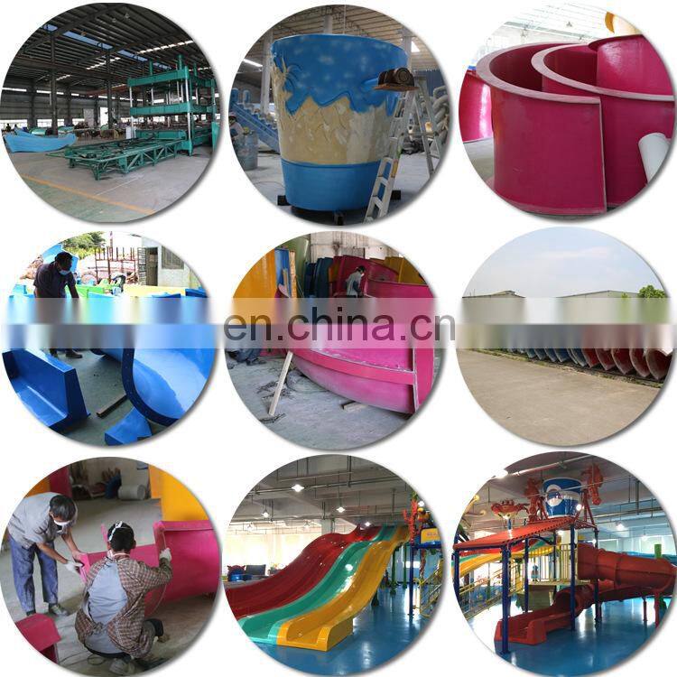 mutong swimming pool park adult water fiberglass slide