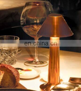 2019 amazon cafe hotel restaurant decorative wireless dimmable table lamp