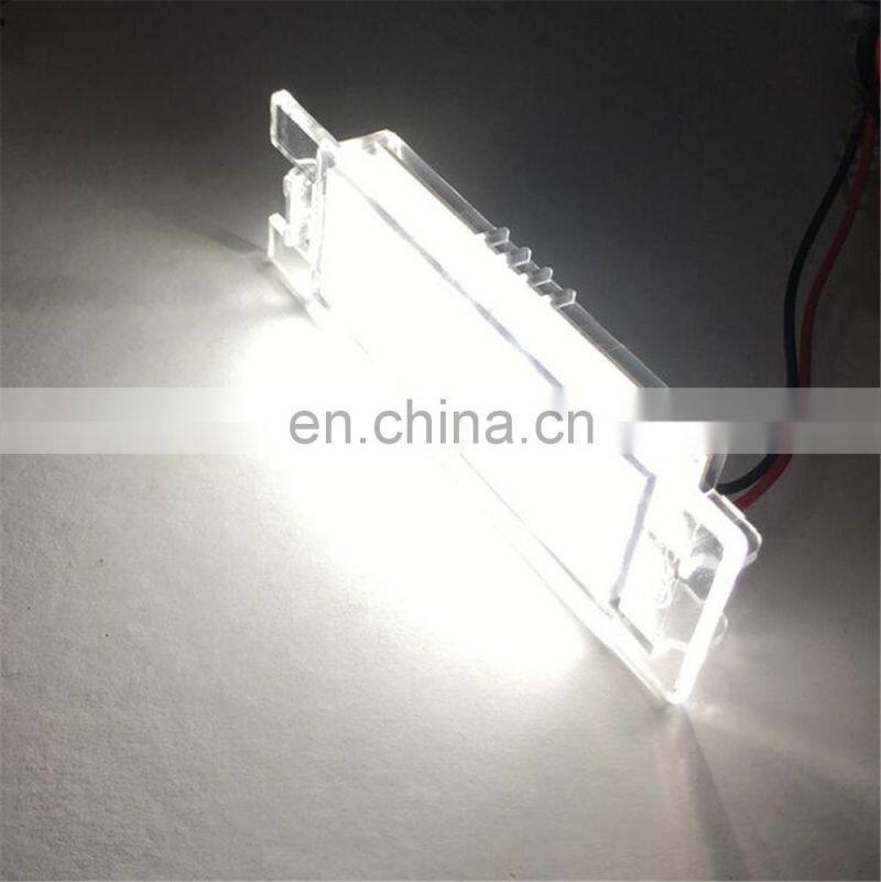 Carest 2Pcs/Pair 18 LED Car License Plate Lights Number Plate Lamp For Opel/Vauxhall/Corsa/Zafira Error Free