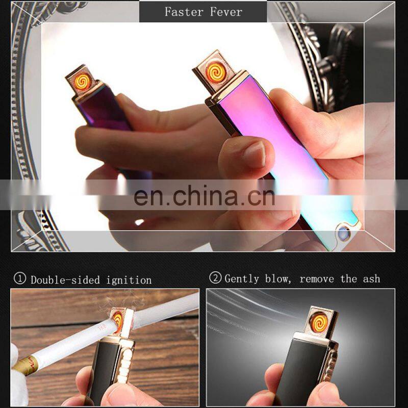 2019 New product STY-084 heating coil windproof usb electric lighter