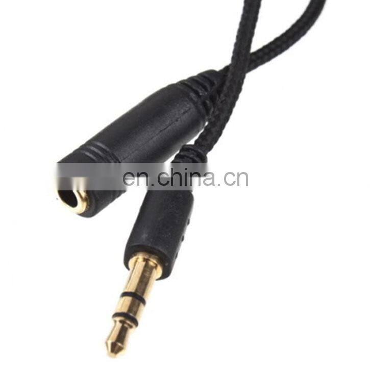 3.5mm Cloth Lanyards Headphone Cable Audio Cable Extension