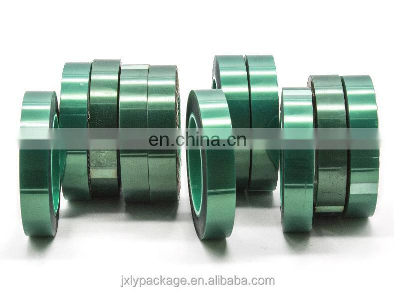 PET Masking Green tape for electrical use, PCB protection silicone tape