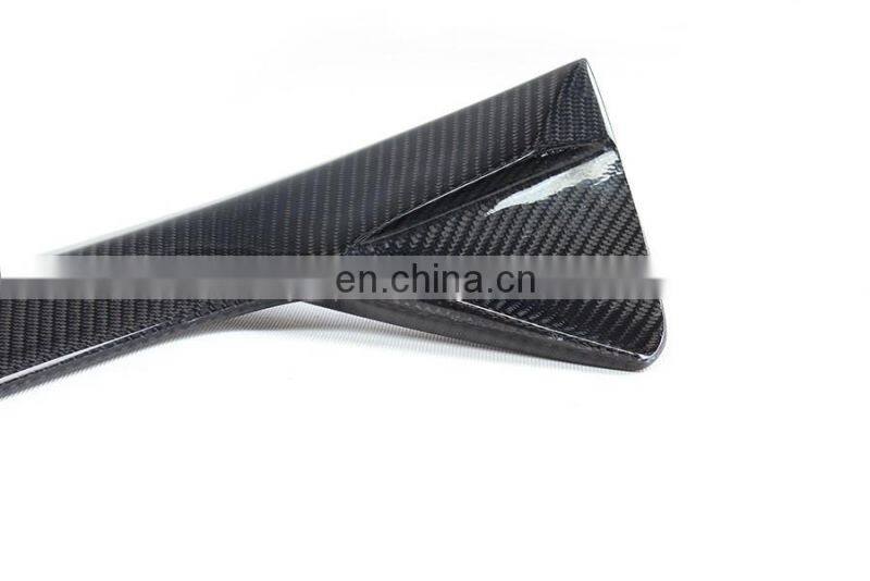 Car Carbon Fiber V Style Roof Spoiler Wing for VW Golf VII 7 2014