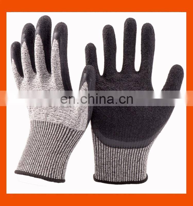 18G Lightweight U2 Knitting Cut Resistant Gloves With Double Nitrile Coating
