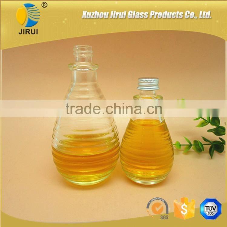 small wine glass bottle with screw aluminium lid