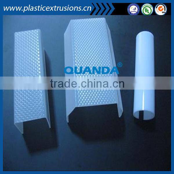 17mm width high quality pmma extrusion profile