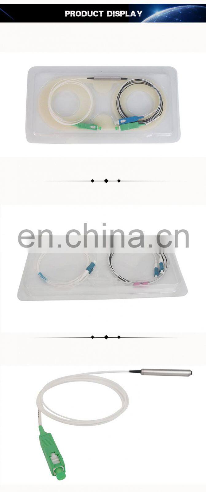 3 Ports FTTH Wdm 1310 1490 1550 Fwdm Steel Tube Fwdm