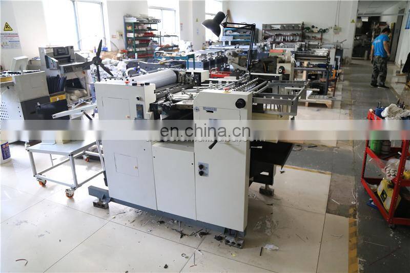 ZYWJ650 Automatic pu book cover carton Embossing Machine with Feeder, auto sheet feed kraft paper board embosser equipment