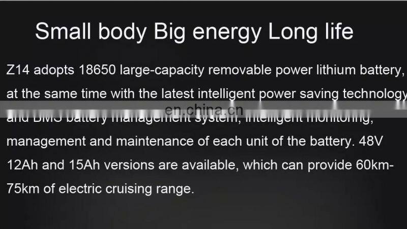 New original HIMO Z14 folding electric bicycle portable electric vehicle portable electric bicycle 48V