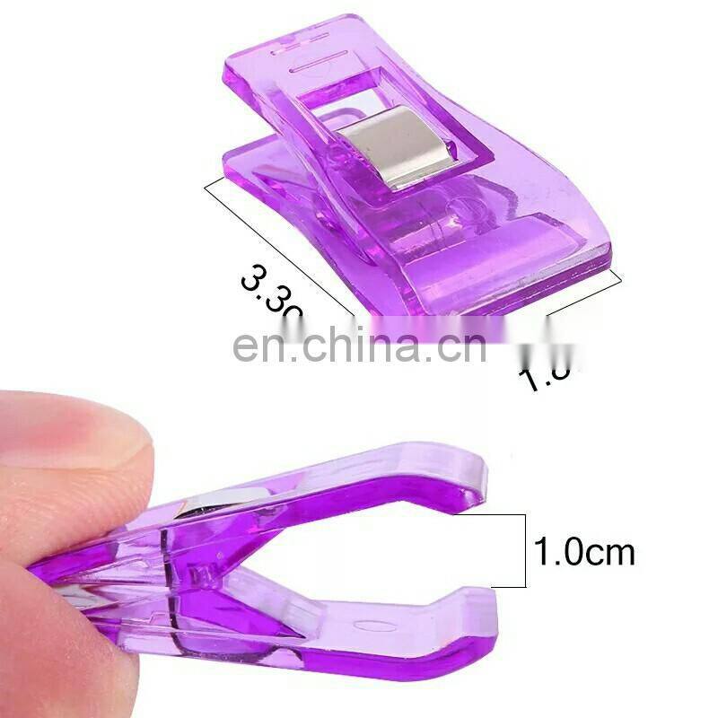 Job Foot Case Multicolor Plastic Clips Hemming Sewing Tools Sewing Accessories