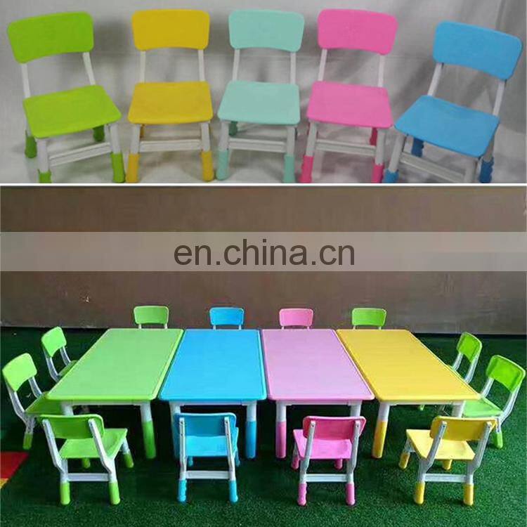 Cute design children study table desk and kids study chair