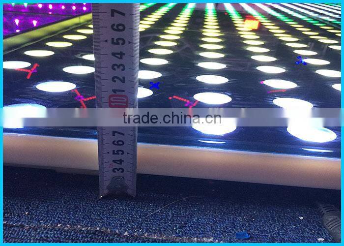 2015 ACS Crazy led floor tile light,8x8 digital dance floor
