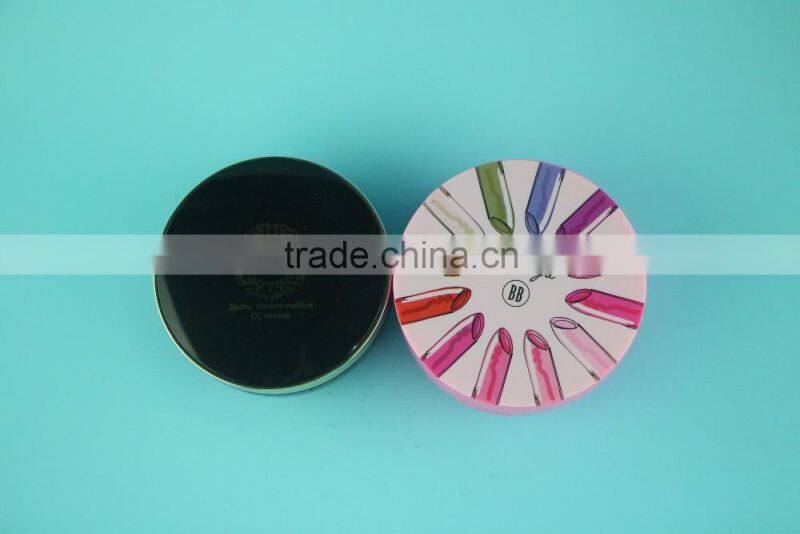 15g cosmetic packaging boxes powder air cushion bb foundation case for CC cream cosmetic packaging