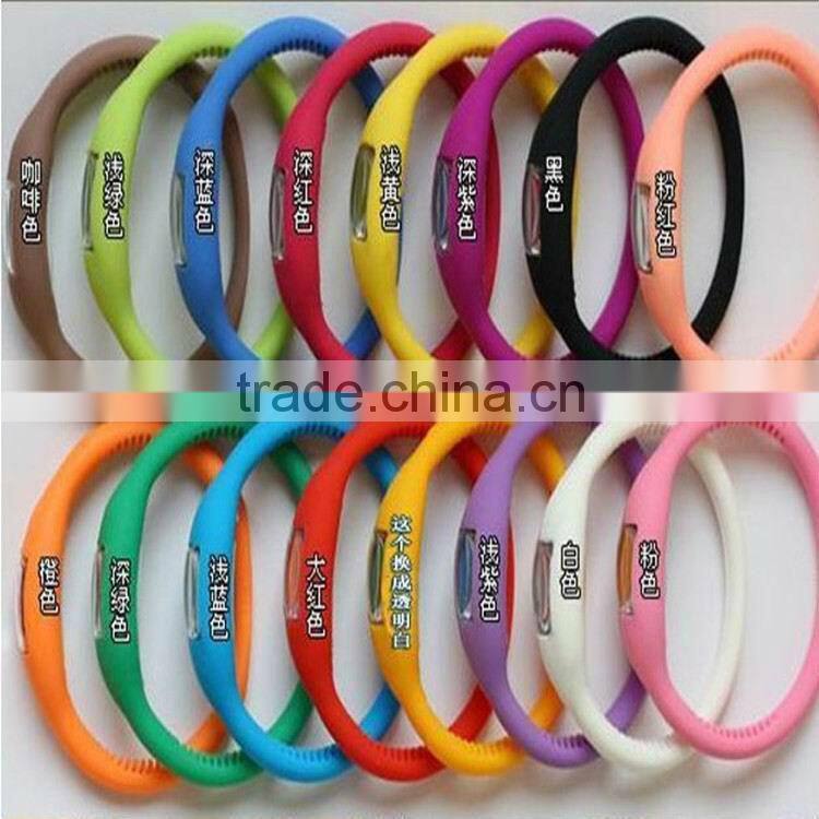 solar watch silicon for promotional gifts
