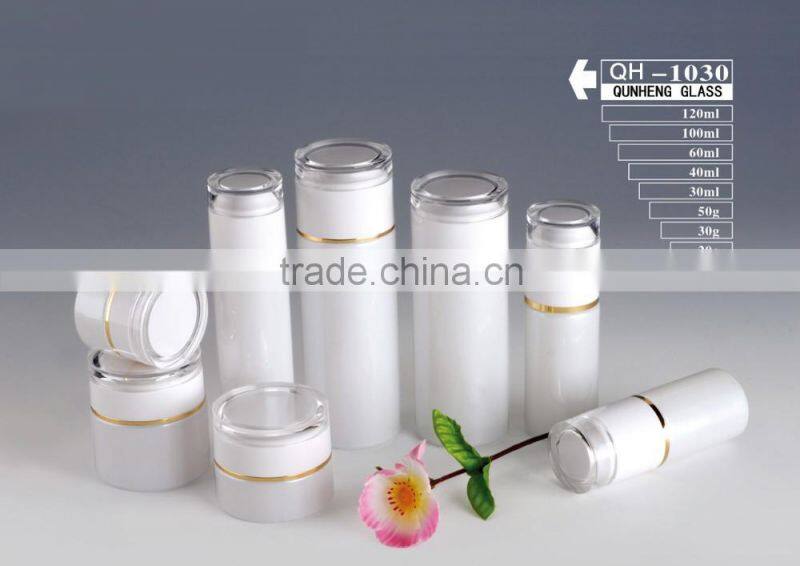 Hot sale!high quality glass cream jars ,face cosmetics glass bottle
