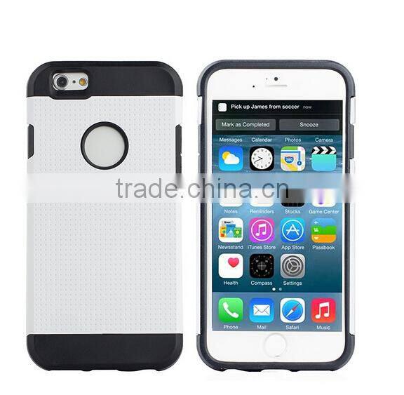 2015 China Factory Newest Colorful Tough Slim Armor Case Shockproof for IPhone6 4.7 case Cover back case