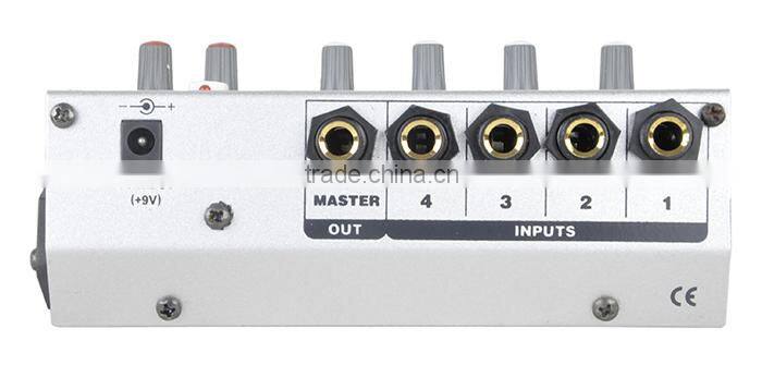 4 Channels Mini Audio Mixer MM-14FX