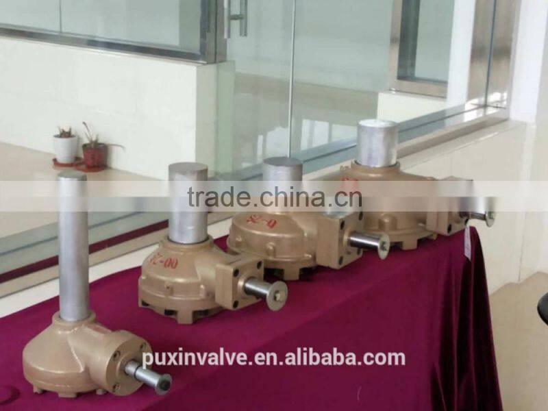 worm reduer box cast iron housing reduction gearbox