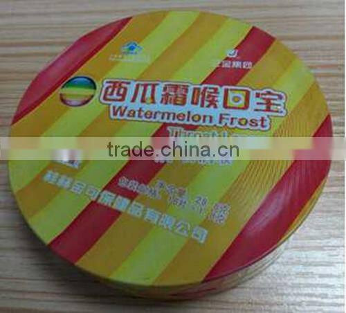 Popular and useful large metal tin box ,tin candy box ,gift tin can