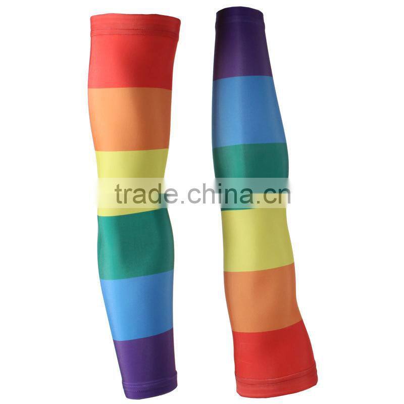 Knitted Spandex Sunblock Antibacterial Cycling Arm Sleeve