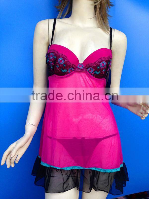 Sexy Embroidery Lace Babydolls
