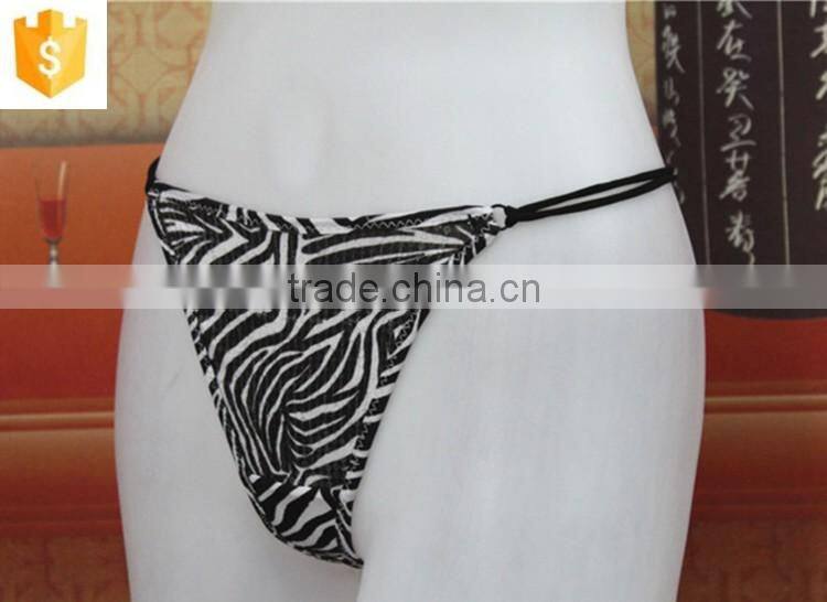 Leopard sexy mature underwear with sequin,sexy panty g-string