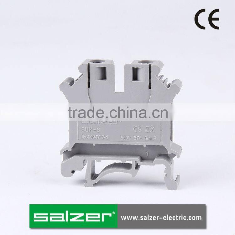 Salzer CE SUK-6 SUK din rail terminals
