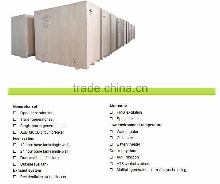 DIESEL GENERATOR SET WITH 400KW 50HZ MANNHEIM