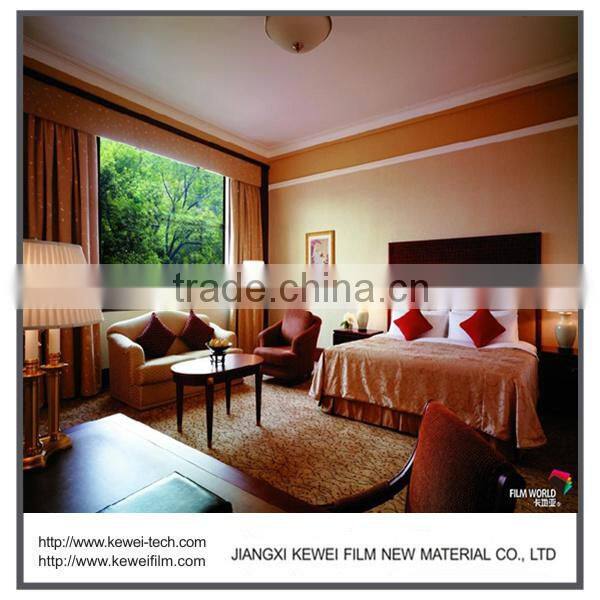 Smart Glass for Hotel. Turn off Matte white to keep in privacy, Switchable smart glass