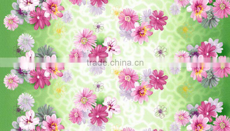 100%polyester printed fabric/brushed soft handfeeling fabric for bed sheets,bed mattress cover pigment designs