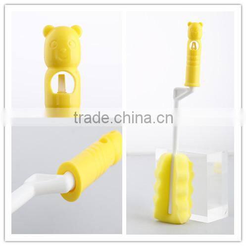 China Wholesale 360 Degree Rotation Nylon Bottle Brush/Scrubbing Brush/Hard Brush/Banister Brush/Sponge Brush