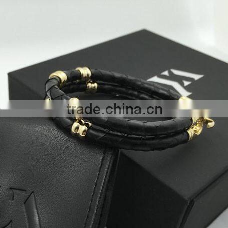 2016 genuine customize genuine luxury python man bracelet for man gift