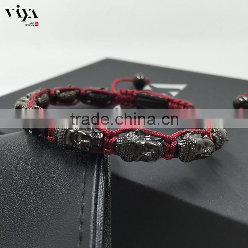 3d jewelry making flat square beads 8mm custom engraved bead handmade bracelet knotted with rectangular flat tiger eyes bead