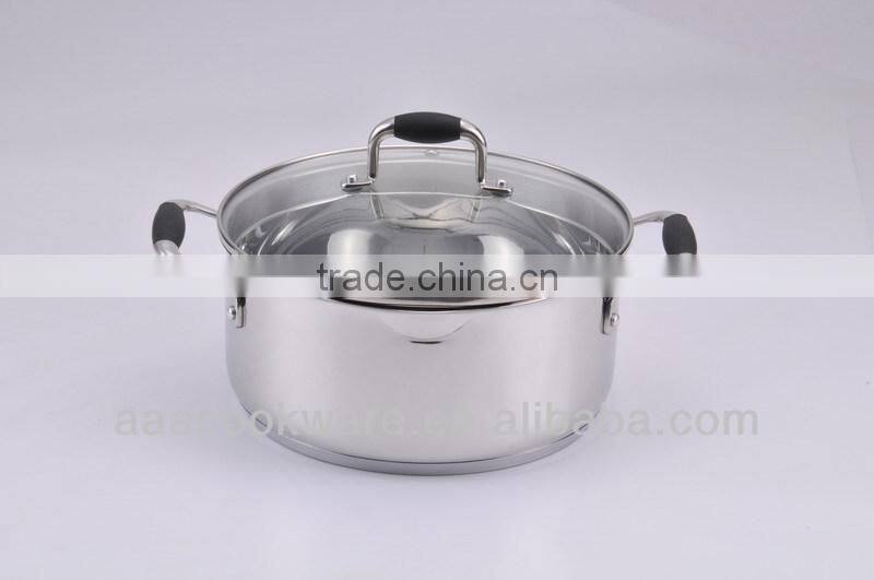 KT-349 6QT Sainless steel dutch oven / stainless steel casserole