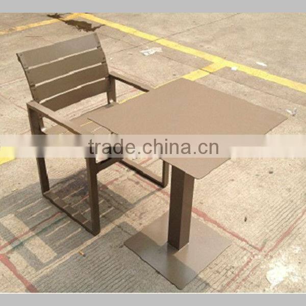 aluminum outdoor bench