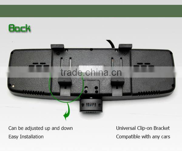 1080P HD car rear view mirror monitor with DVR function