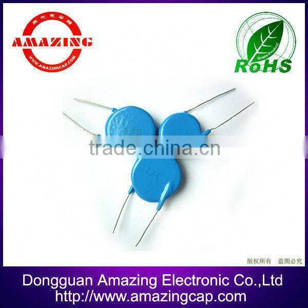 Capacitor manufacture/ high voltage disc ceramic capacitor CT81 3kV 6kV 100 104pF free samples