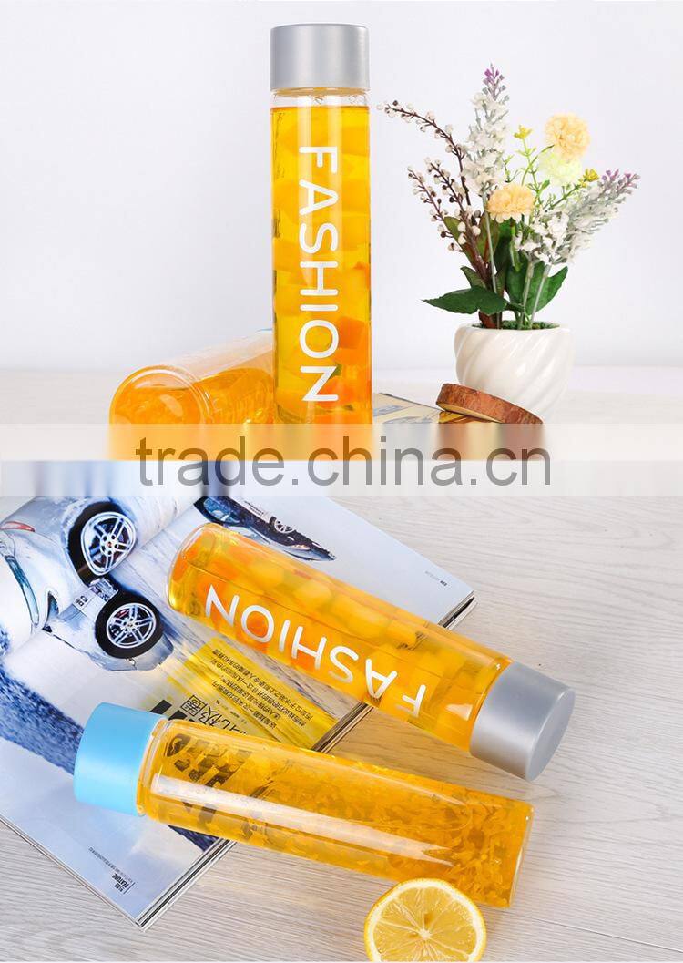 Glass made Fahion water bottle with bag