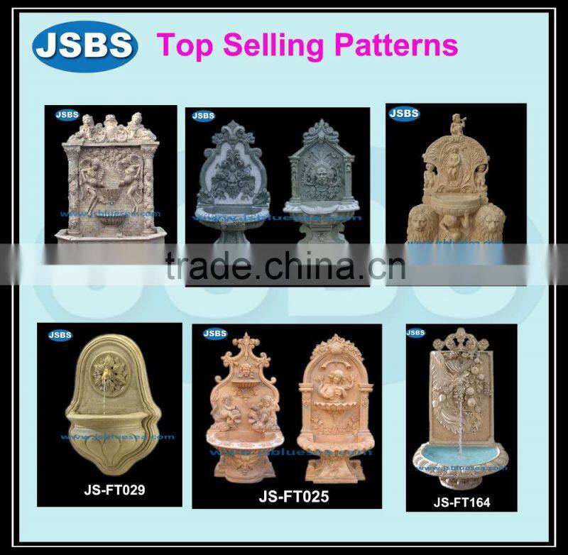 wall decorative stone garden fountain for sale