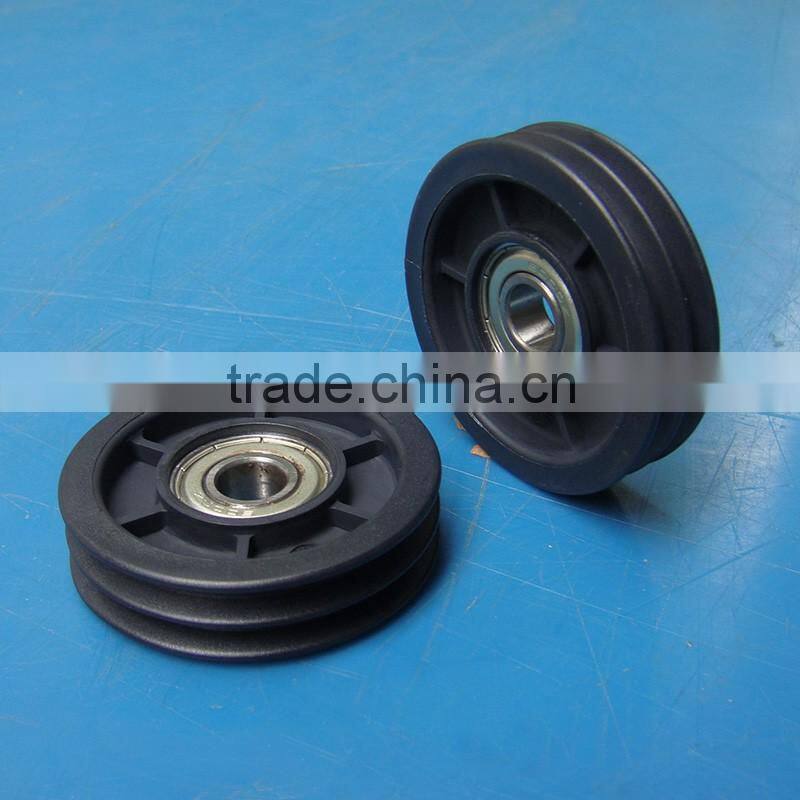high quality plastic pulley hotsale PA66 pulley durable nylon pulley
